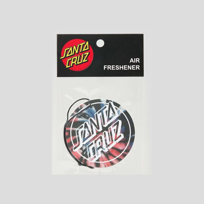 SANTA CRUZ OPUS DOT AIR FRESHENER-MULTI TIE DYE