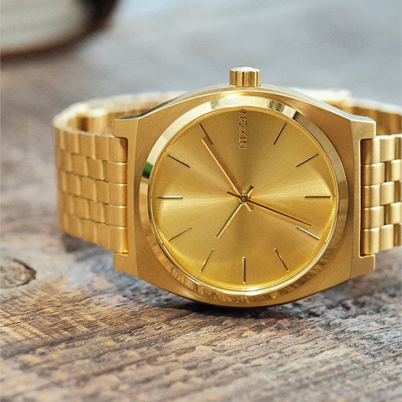 NIXON TIME TELLER WATCH - ALL GOLD / GOLD