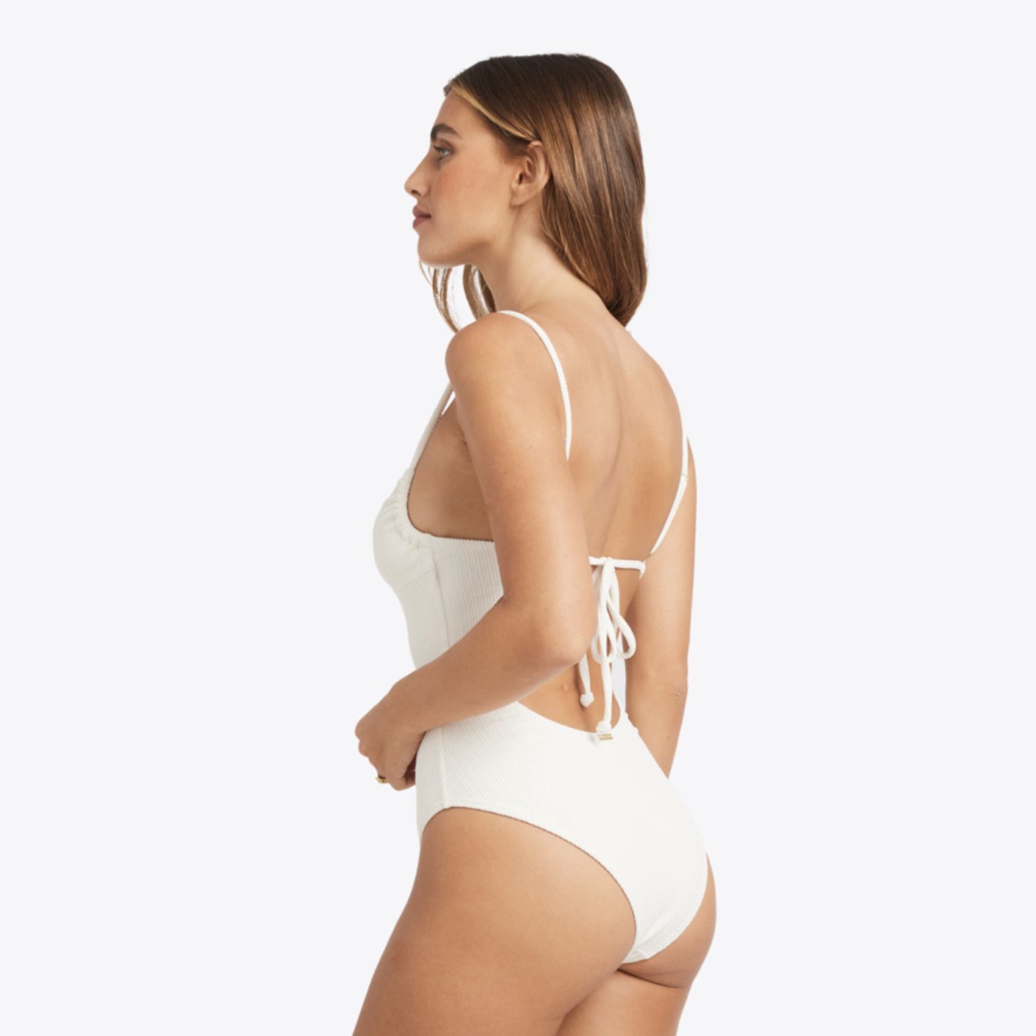 BILLABONG WOMENS SUNRAYS LARA ONE PIECE SWIMSUIT  SALT CRYSTAL