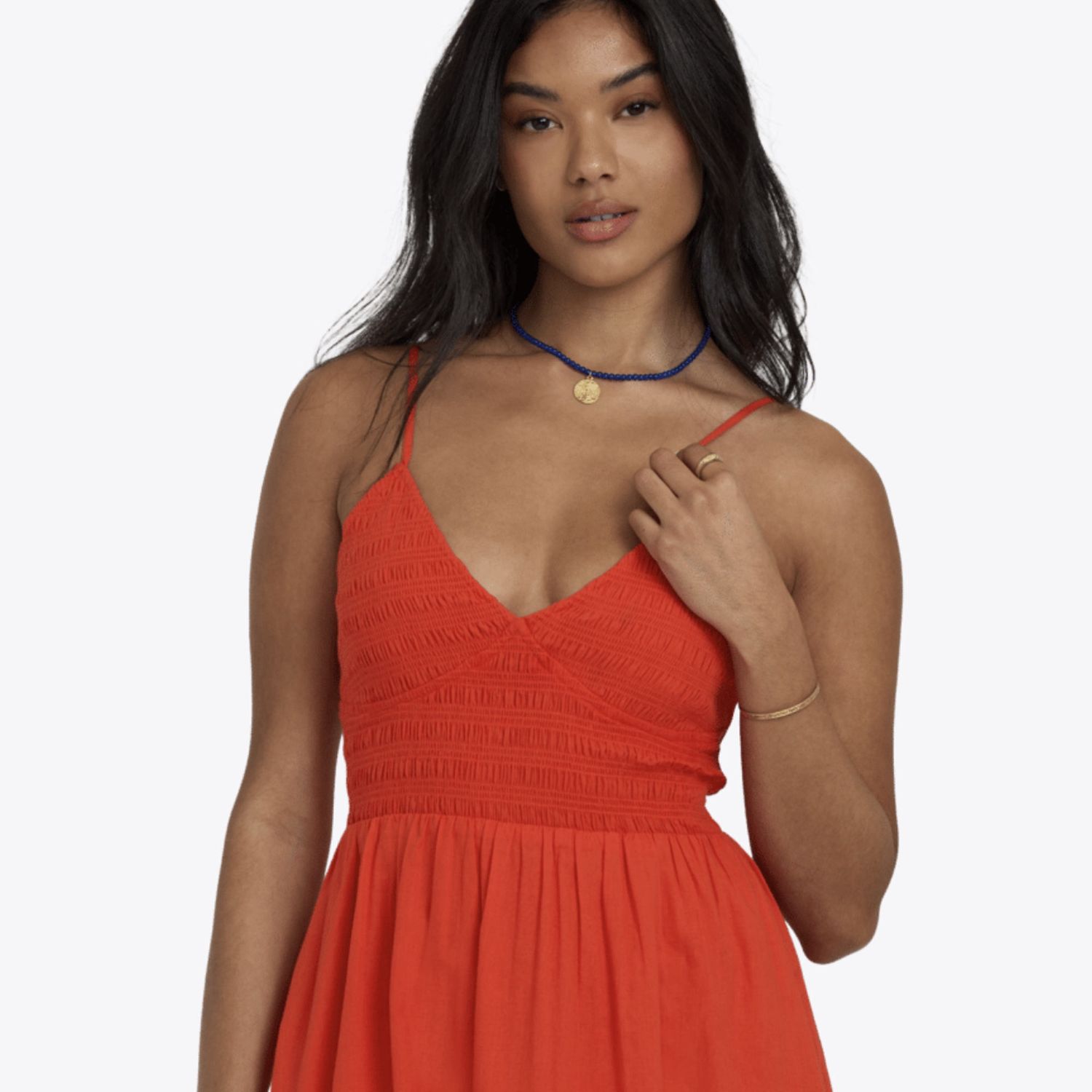 BILLABONG WOMENS SUCH A TRIP DRESS - RED ALOHA