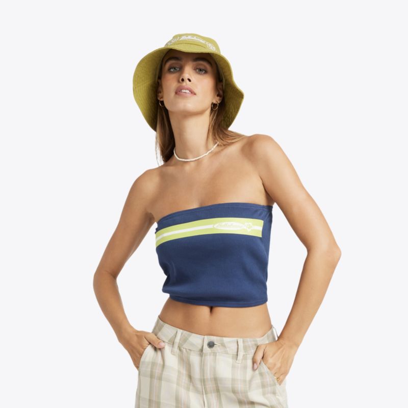 BILLABONG WOMENS BILLA CRUSH TUBE TOP - CELESTIAL BLUE