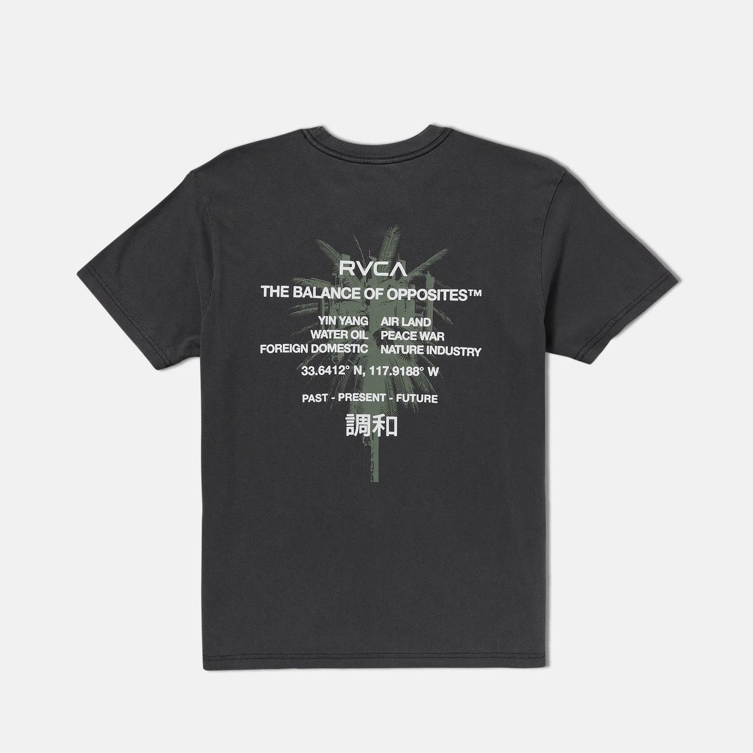 RVCA MENS SIGNAL SS TEE - BLACK