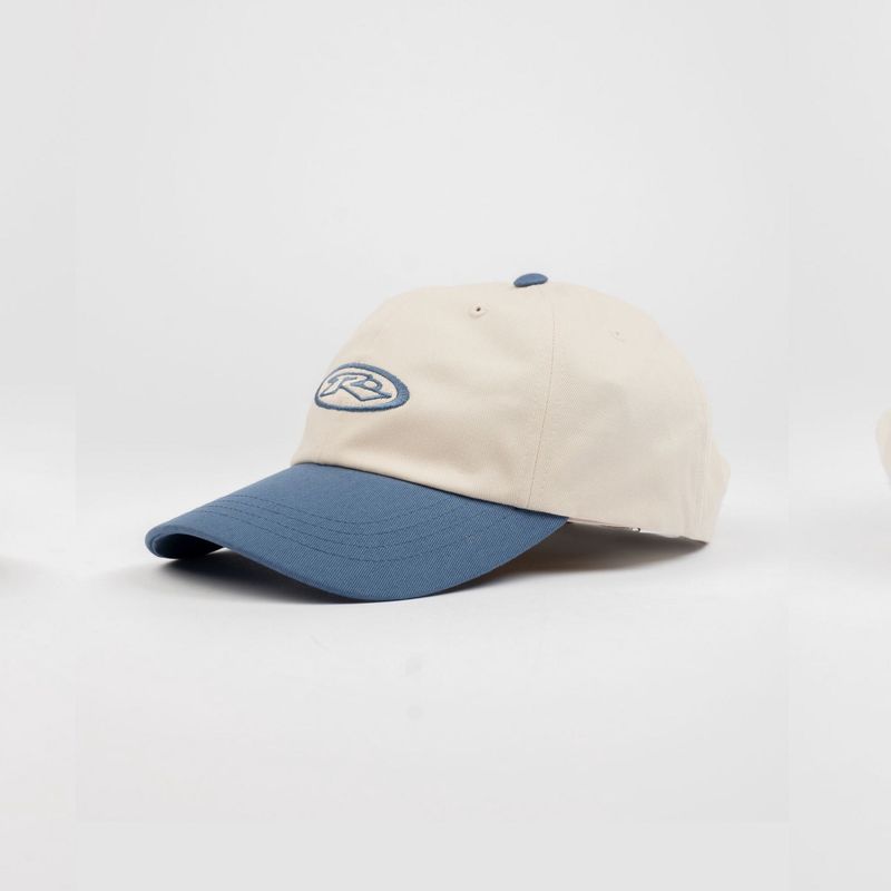 RUSTY MENS KICK FLIP DAD CAP - OATMEAL 1