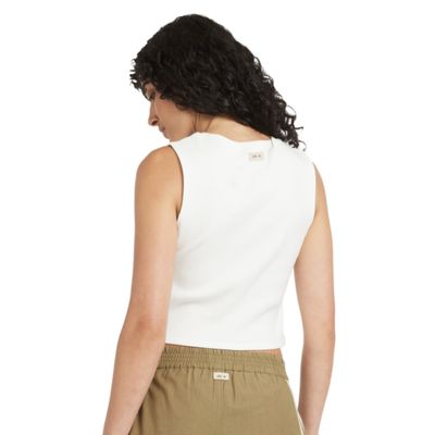 RVCA WOMENS MEL G TANK - STAR WHITE
