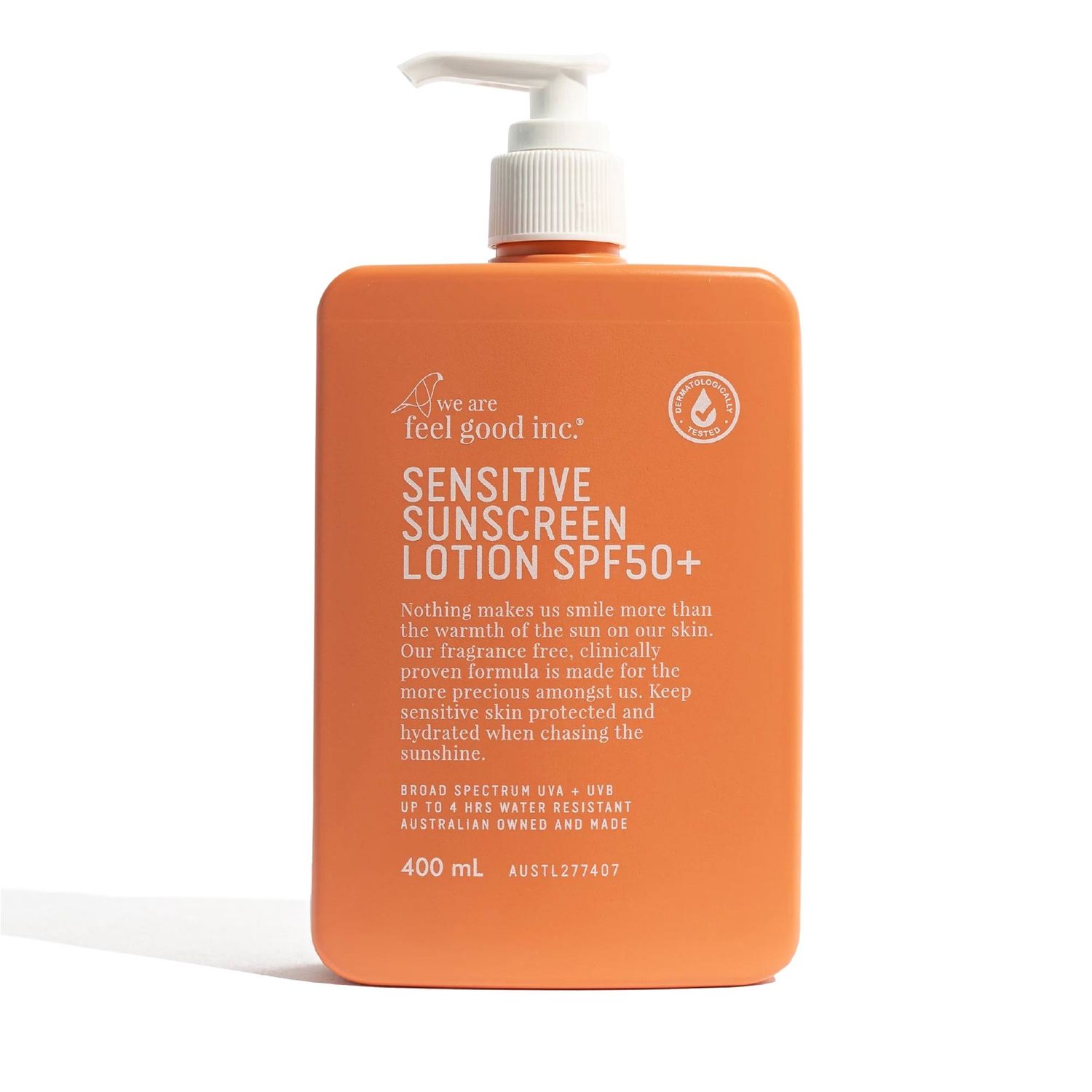 WE ARE FEEL GOOD INC. SUNSCREEN 50+ - 400ML - SENSITIVE
