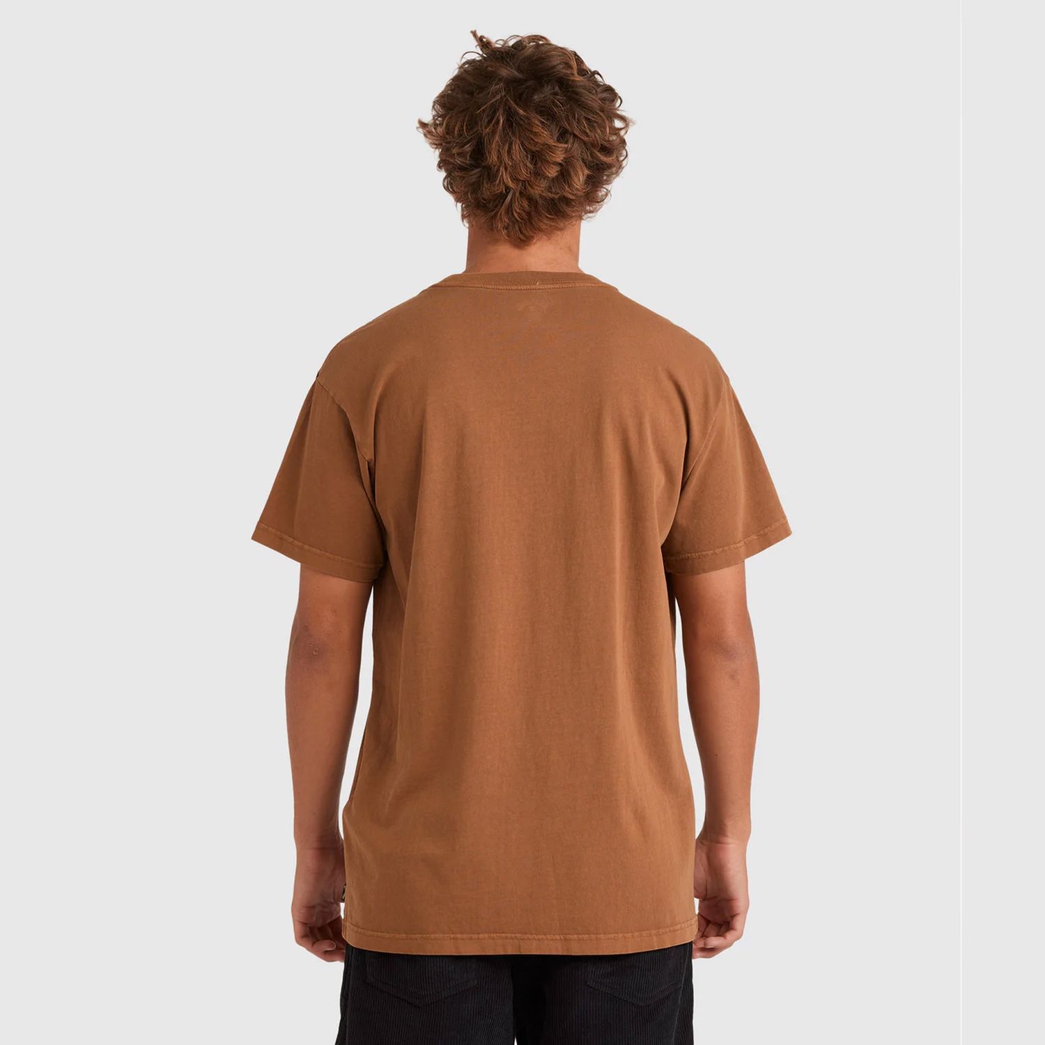 BILLABONG MENS PREMIUM WAVE WASH SS TEE - TOBACCO