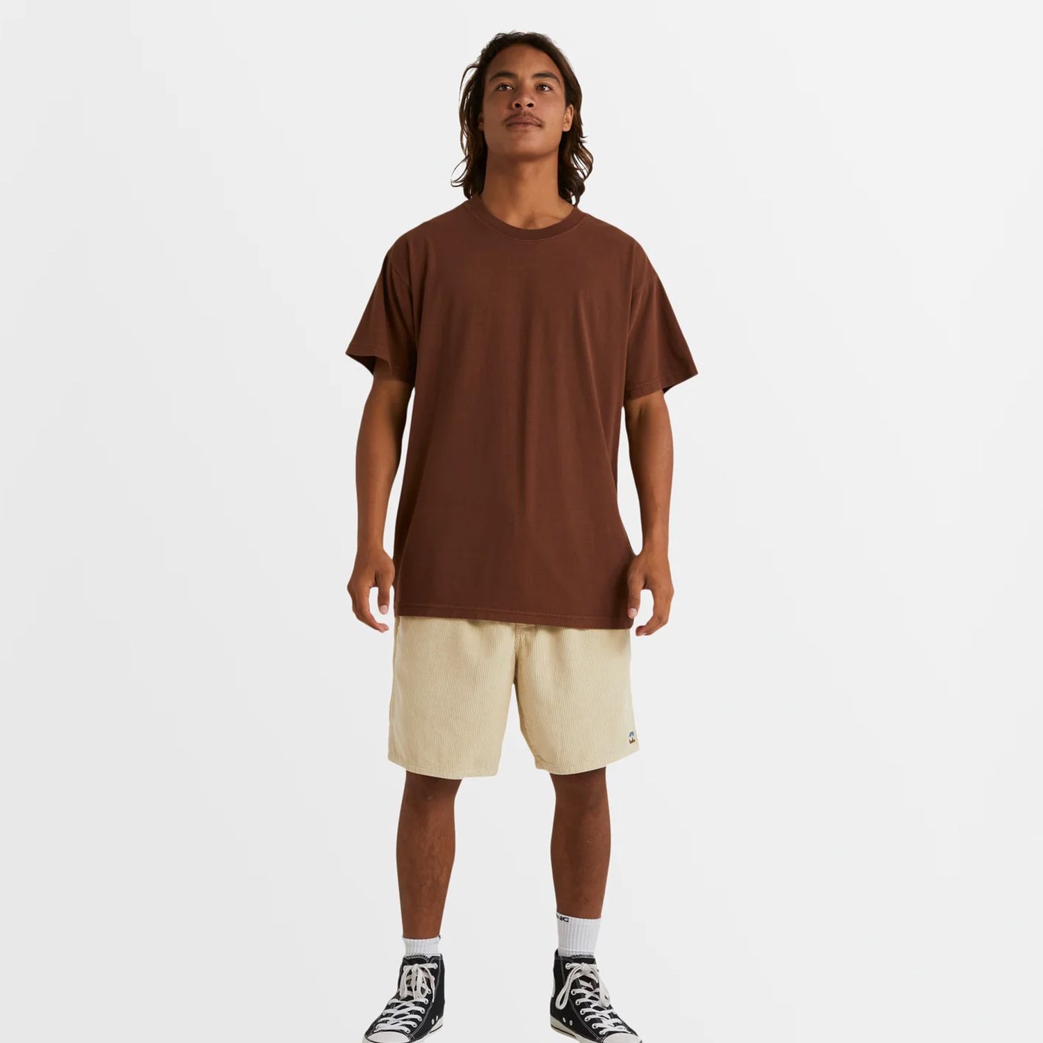 BILLABONG MENS PREMIUM WAVE WASH SS TEE - JAVA