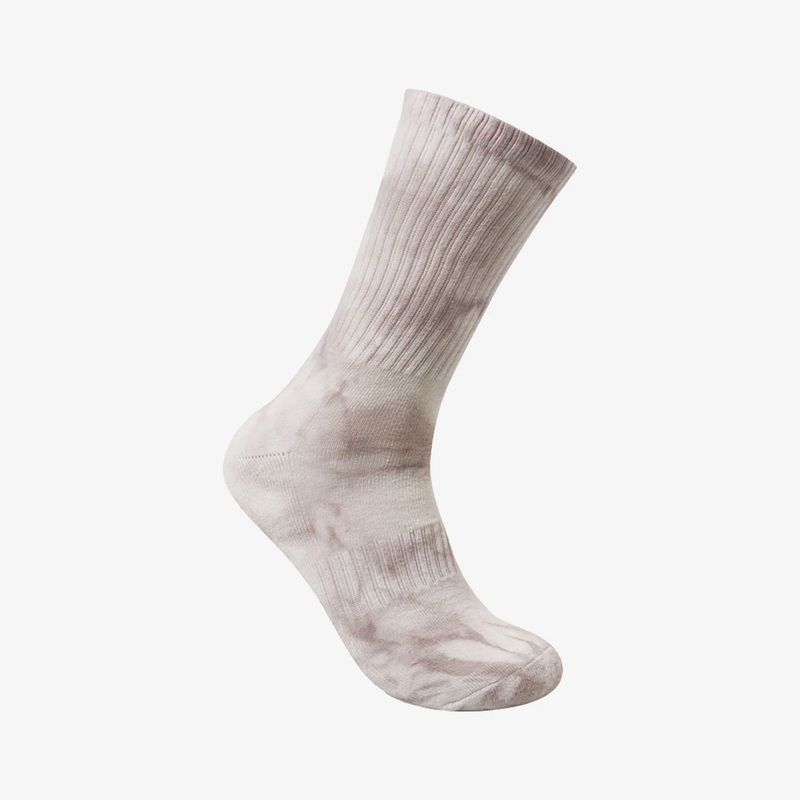 GLOBE MENS  GLOBE SINGLES CREW SOCK - WHITE TYE DIE