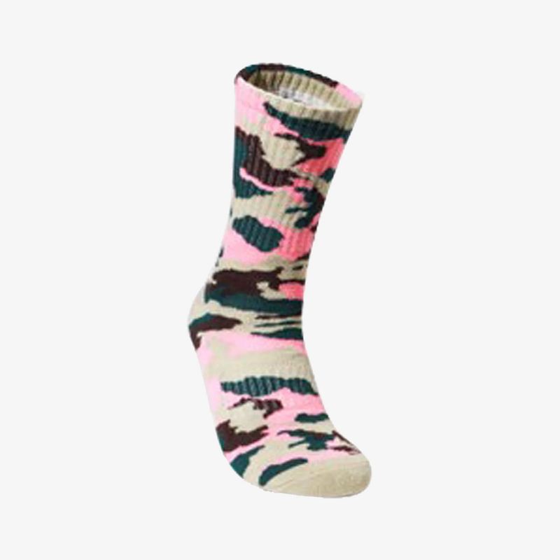 GLOBE MENS  GLOBE SINGLES CREW SOCK - PINK CAMO