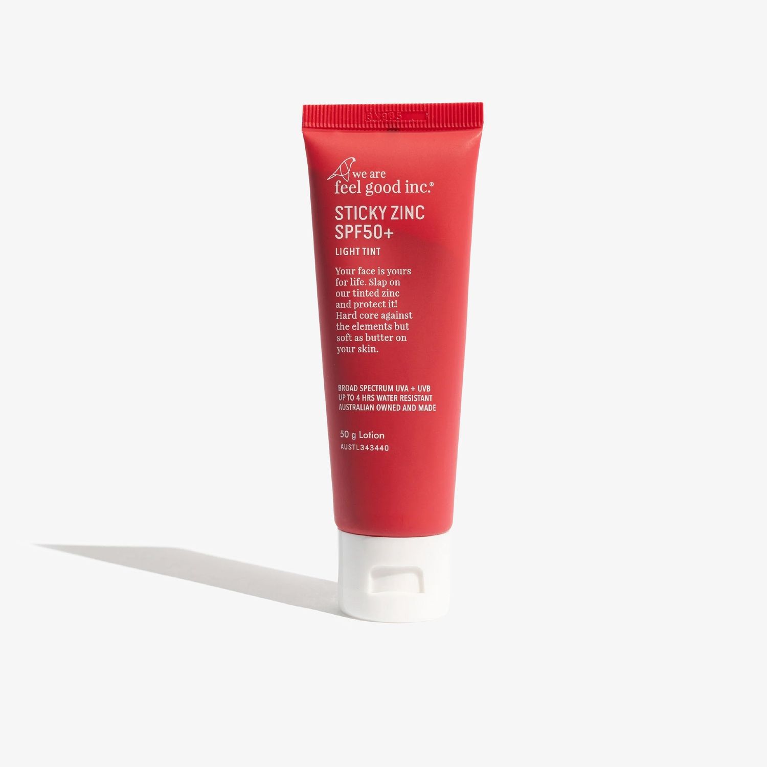 WE ARE FEEL GOOD STICKY ZINC LIGHT TINT SPF50 + 50G