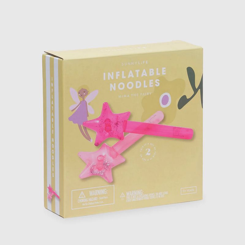 SUNNYLIFE KIDS INFLATABLE NOODLE MIMA THE FAIRY - PINK LEMONADE