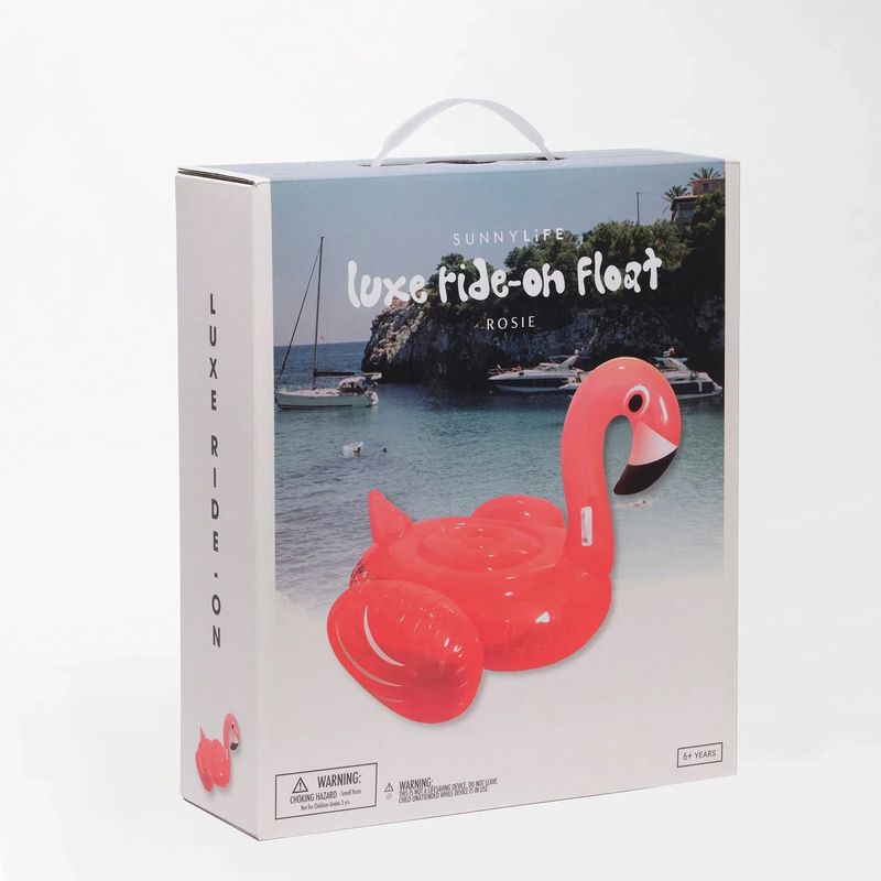 SUNNYLIFE LUXE RIDE-ON FLOAT ROSIE - WATERMELON