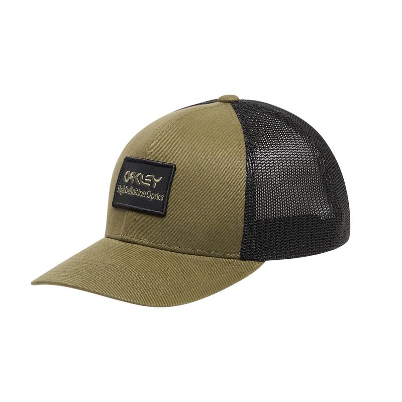 OAKLEY MENS B1B HDO PATCH TRUCKER - ARMY GREEN