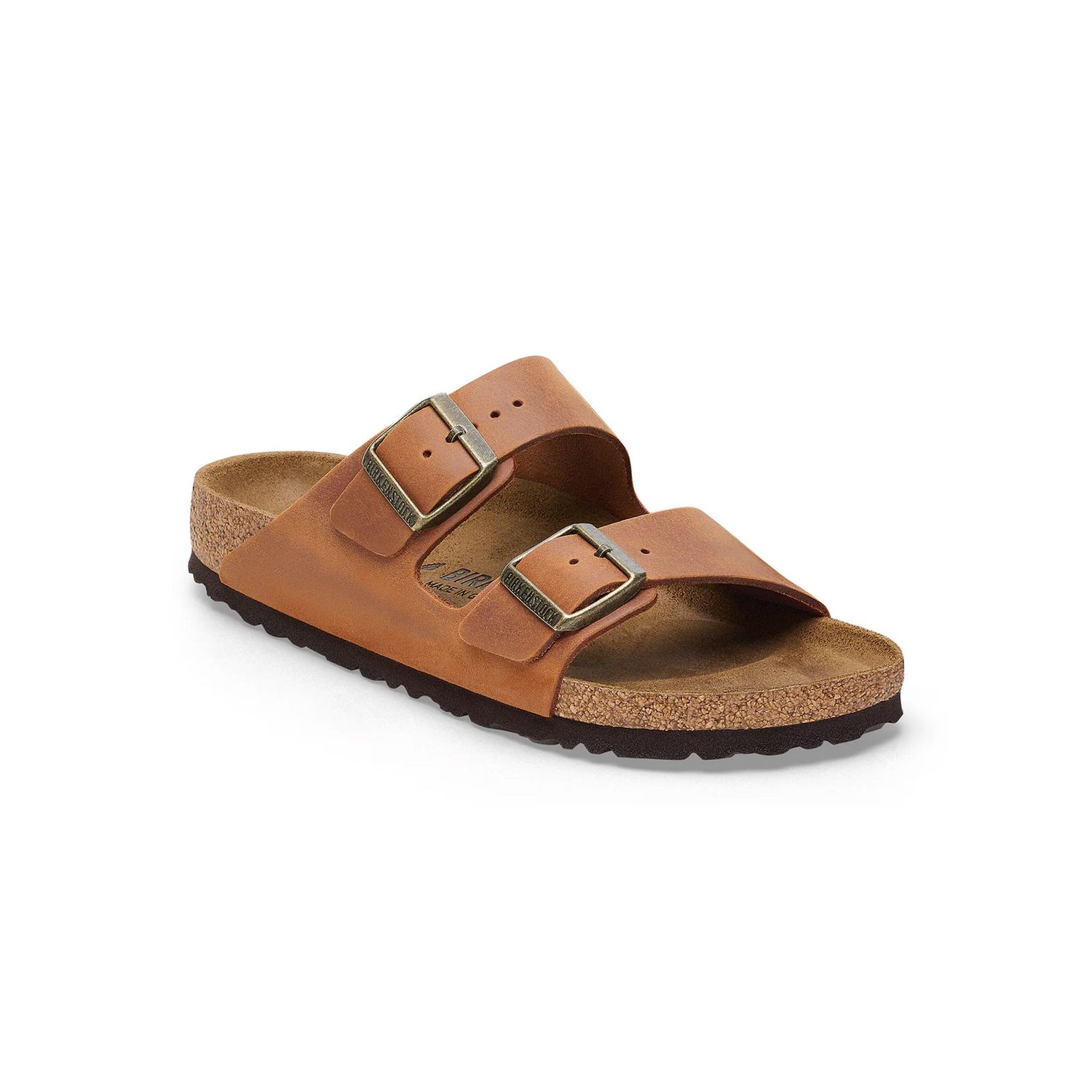 BIRKENSTOCK UNISEX ARIZONA COGNAC OILED LEATHER