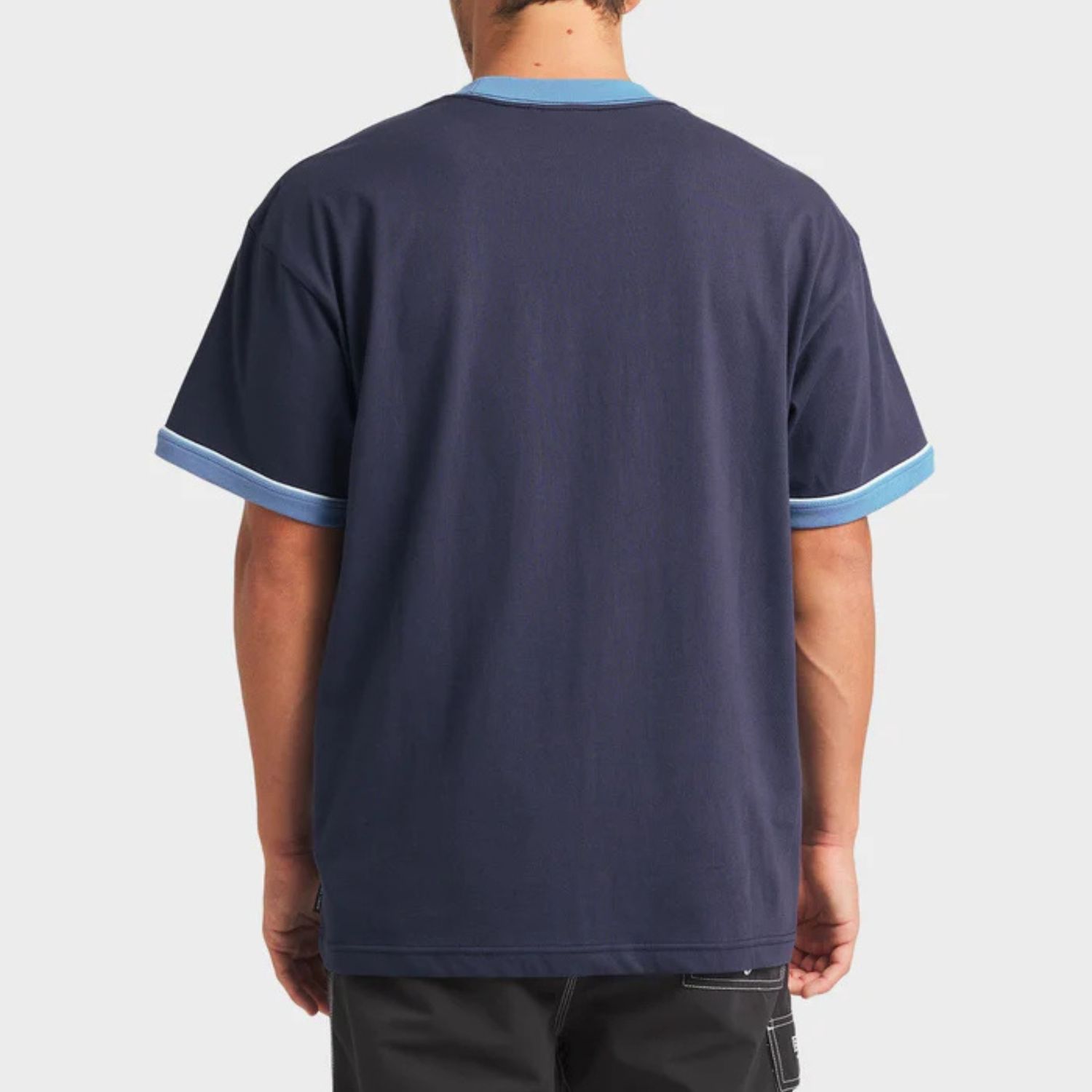 BILLABONG MENS SPEC RINGER SS TEE - VINTAGE NAVY