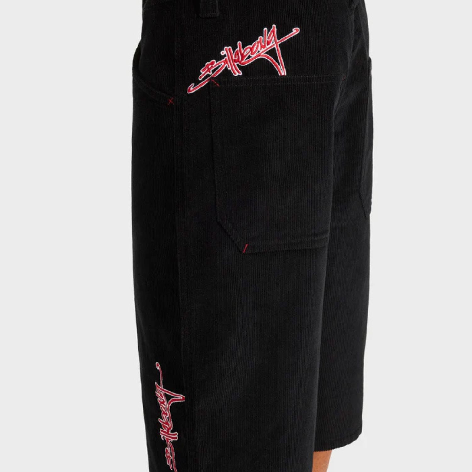 BILLABONG MENS SMOKO CORD SHORT - WASHED BLACK
