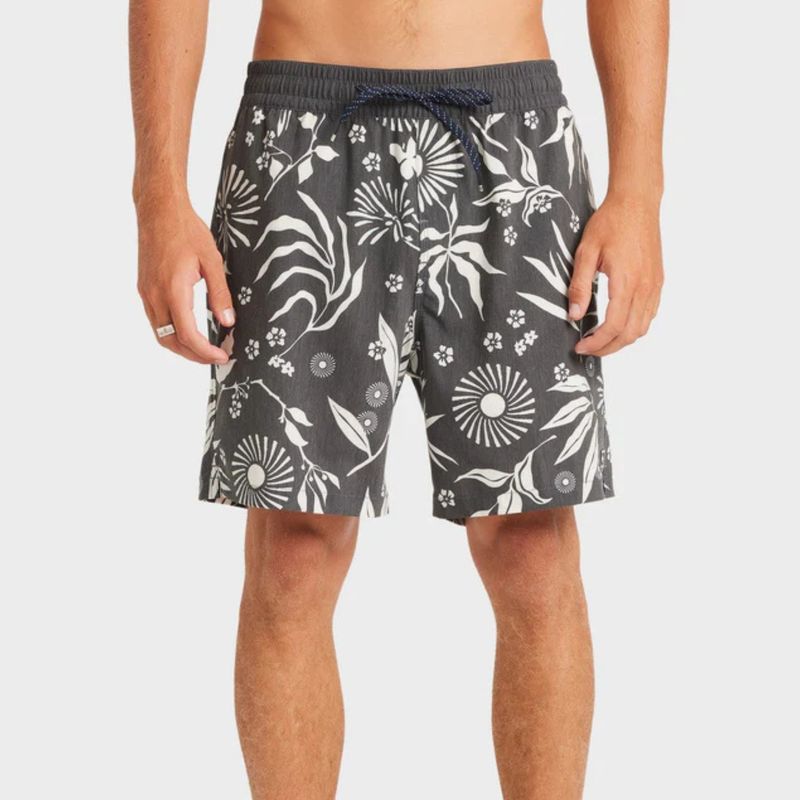 BILLABONG MENS GOOD TIMES LAYBACK ELASTIC BOARDSHORT - DARK NAVY
