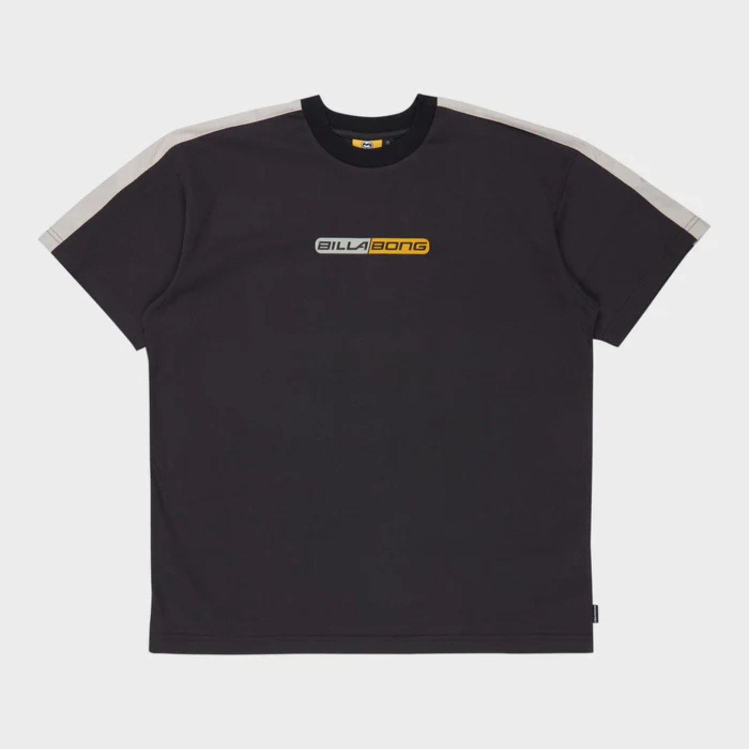 BILLABONG MENS SPEC ICONIC SS TEE - WASHED BLACK