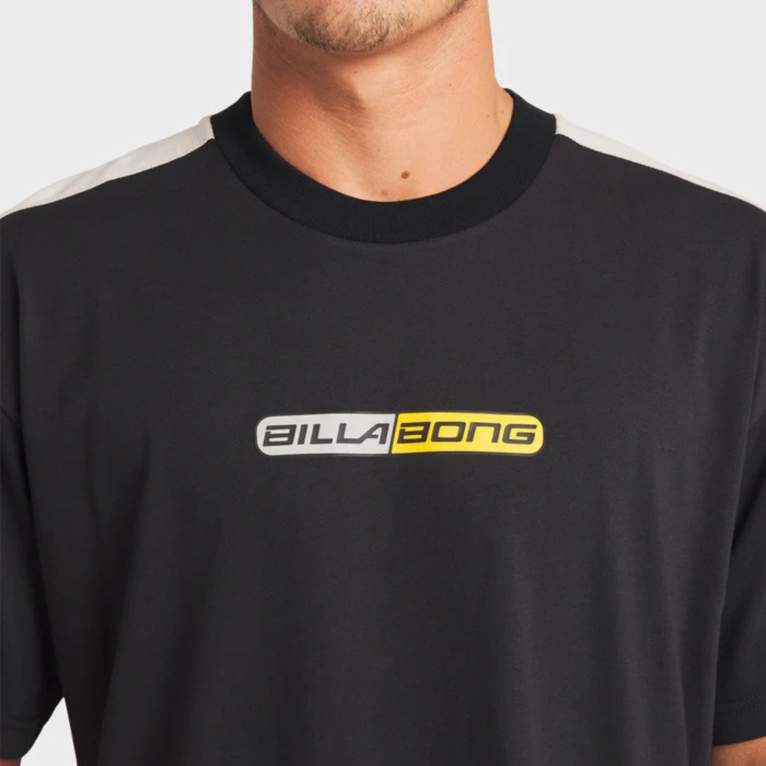 BILLABONG MENS SPEC ICONIC SS TEE - WASHED BLACK