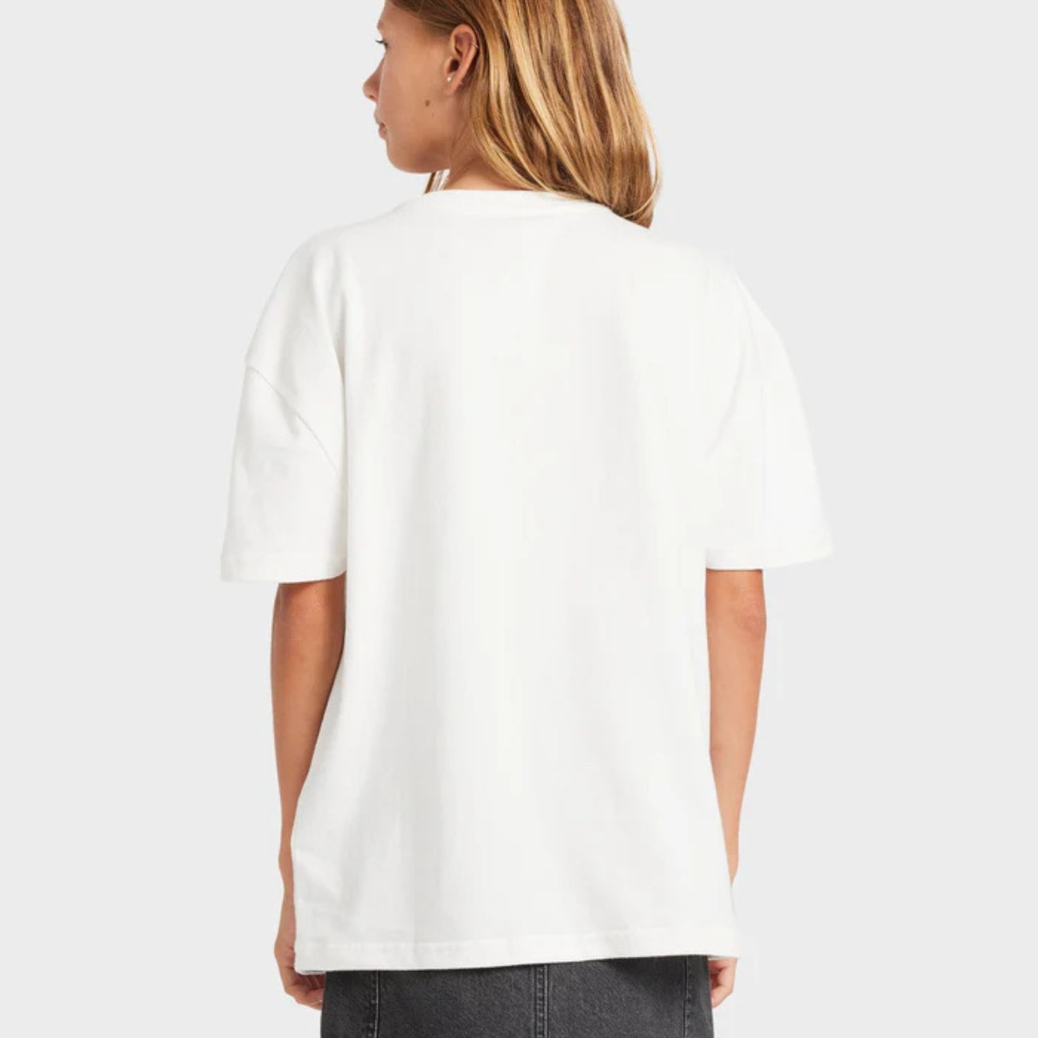 BILLABONG TEEN GIRLS SETTING SUN SS TEE - SALT CRYSTAL