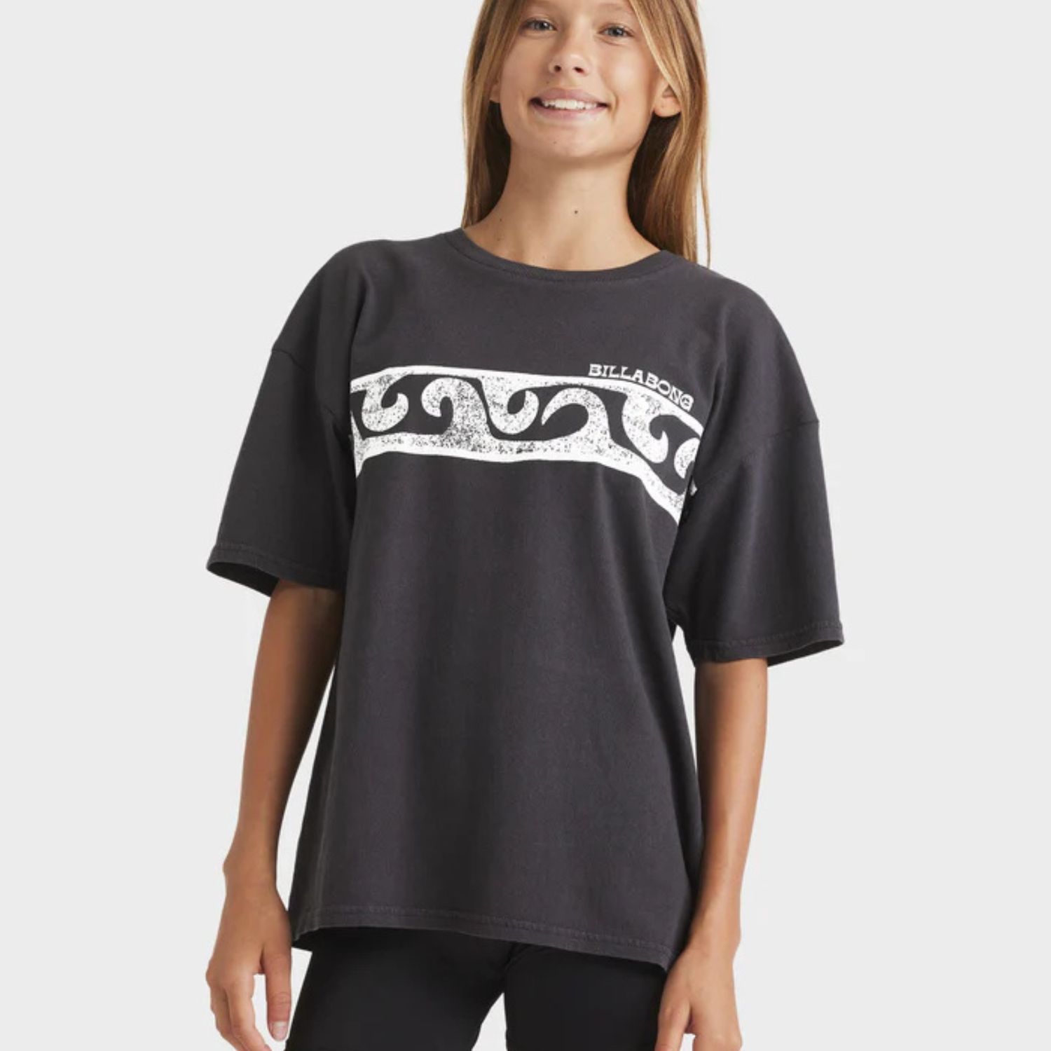BILLABONG GIRLS WAVE FADE JUNIOR SS TEE
