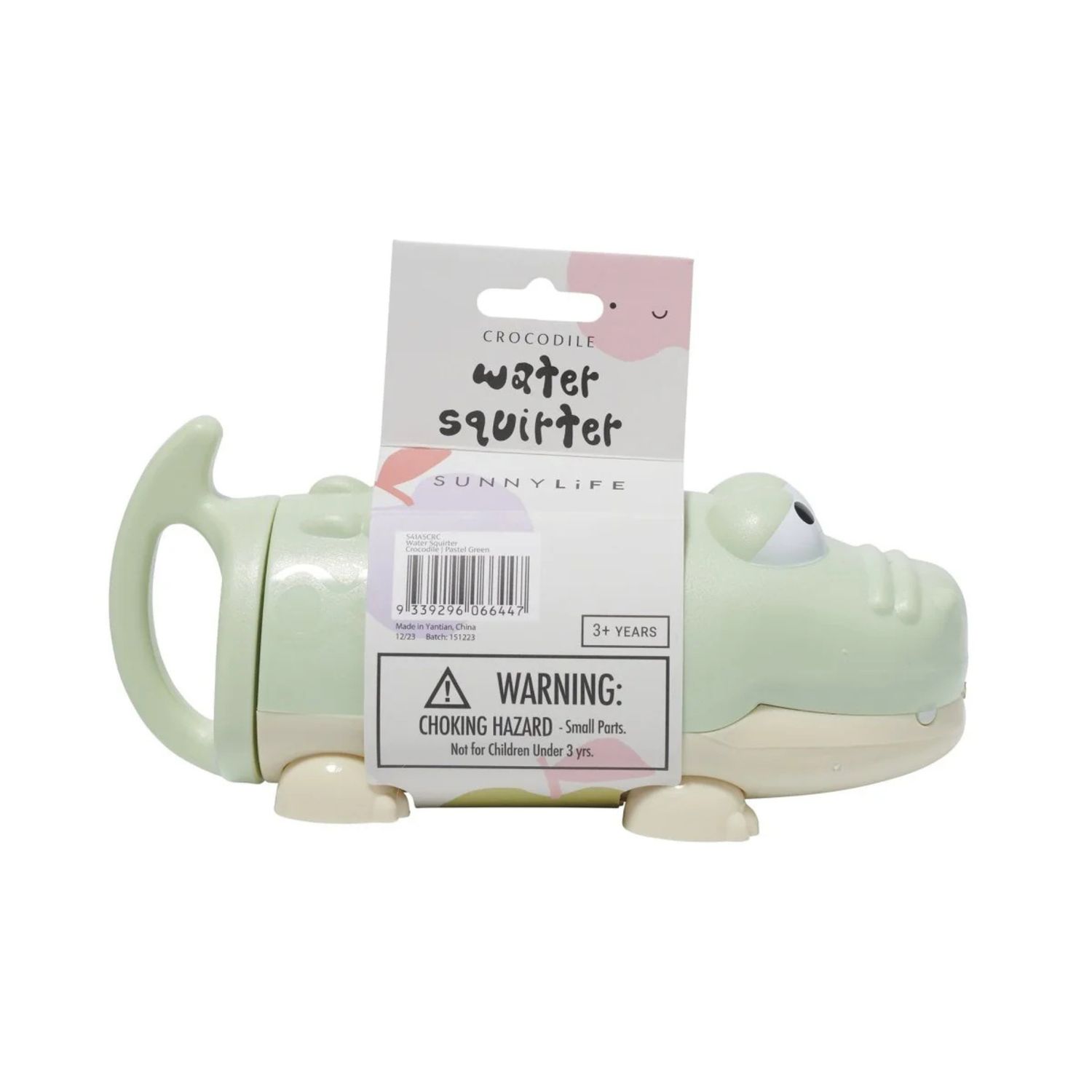 SUNNYLIFE WATER SQUIRTERS - CROCODILE PASTEL GREEN