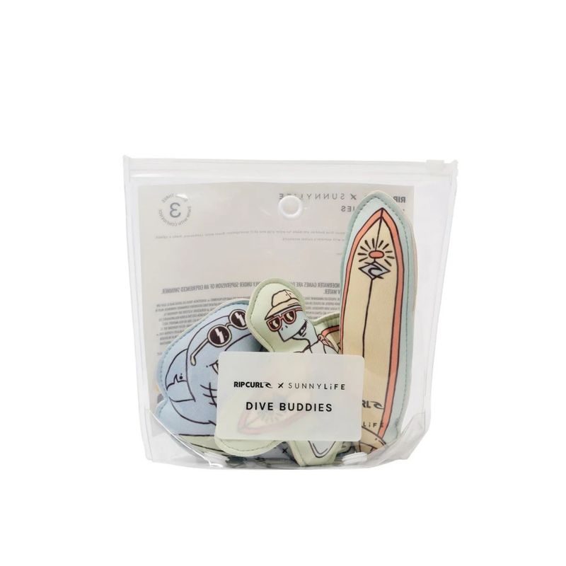 SUNNYLIFE DIVE BUDDIES RIPCURL X SUNNYLIFE - SHRED TURTLE AQUA