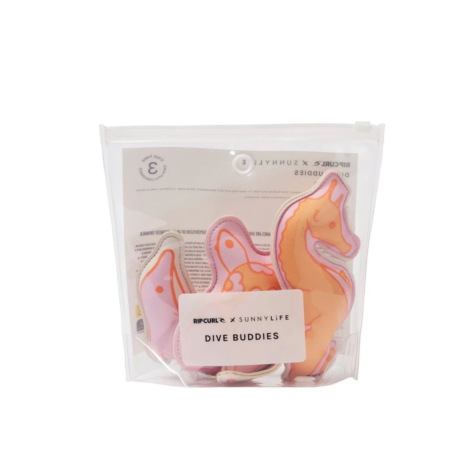 SUNNYLIFE DIVE BUDDIES RIPCURL X SUNNYLIFE SET OF 3 - OCEAN MAGIC PINK