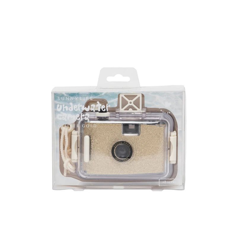 SUNNYLIFE Underwater Camera Glitter Gold - GOLD