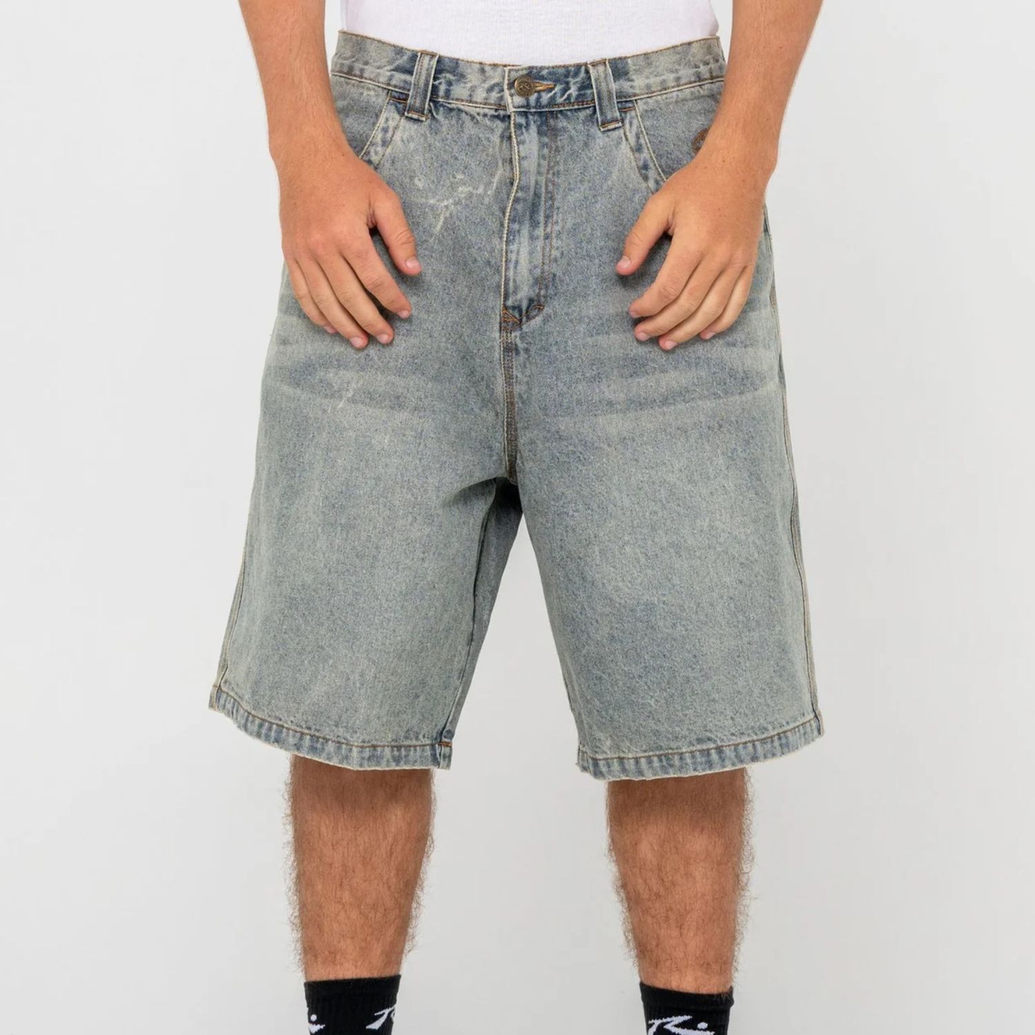 RUSTY MENS  FLIP DADDY LIFE CYCLE JORT - DIRTY DAWG