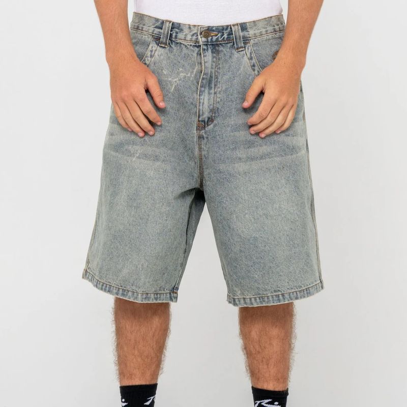 RUSTY MENS  FLIP DADDY LIFE CYCLE JORT - DIRTY DAWG