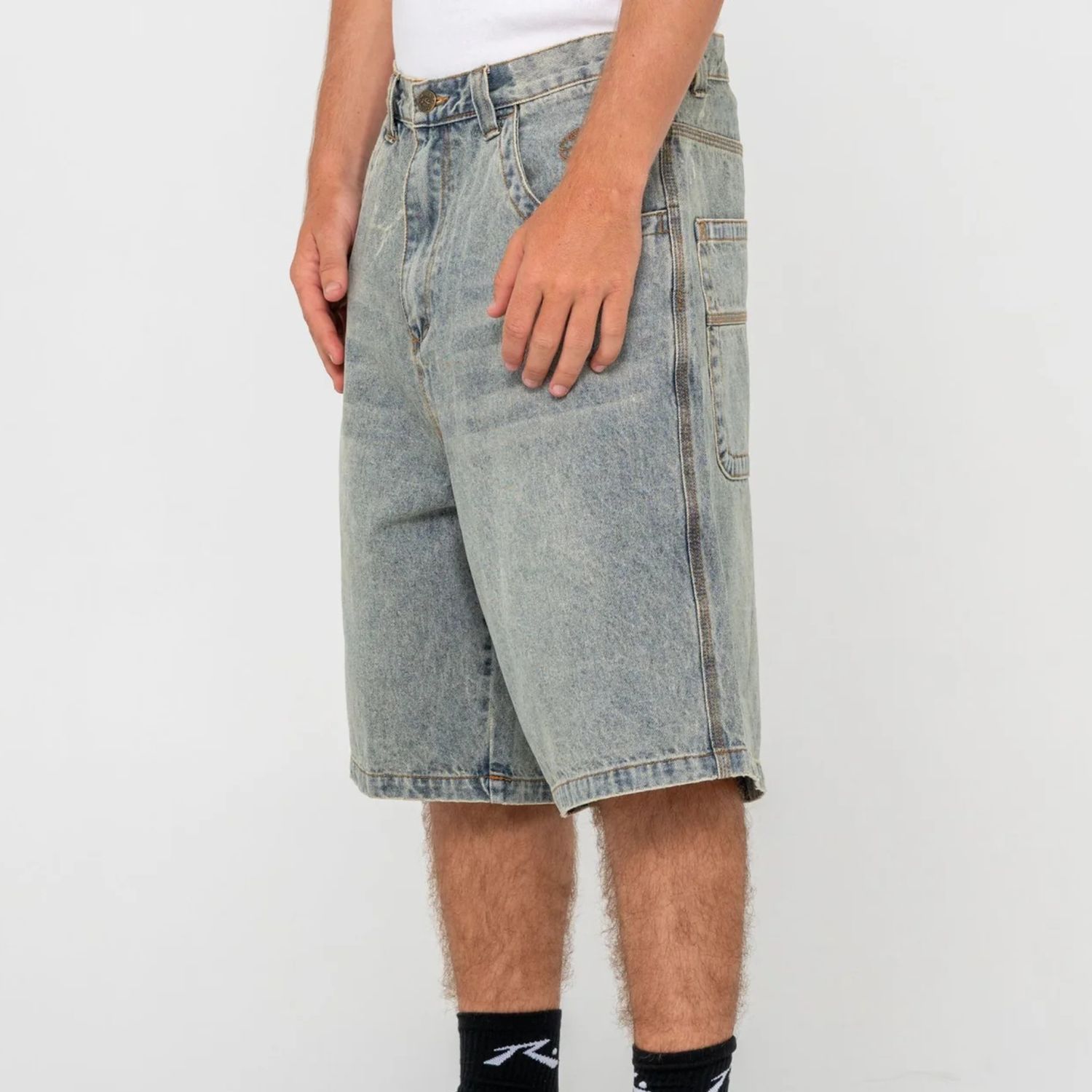 RUSTY MENS  FLIP DADDY LIFE CYCLE JORT - DIRTY DAWG