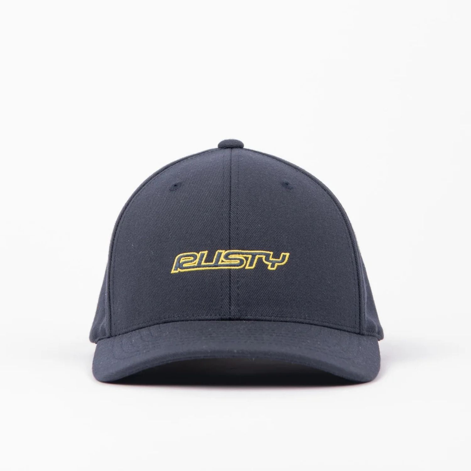 RUSTY MENS FLIP DADDY FLEXFIT CAP - CARBON
