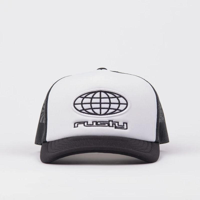 RUSTY MENS RITES TRUCKER CAP - BLACK