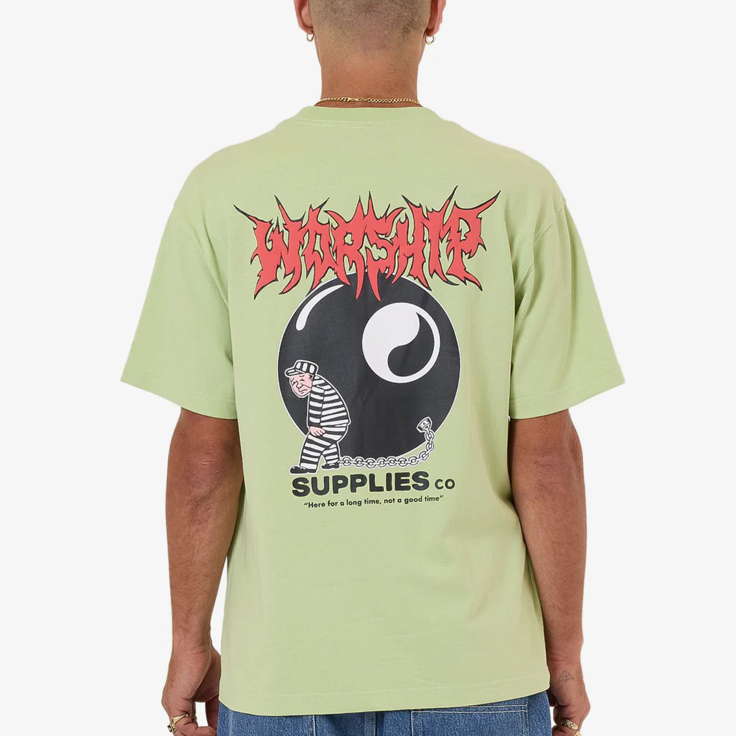 WORSHIP MENS LONG TIME SS TEE - MARGAIRTA