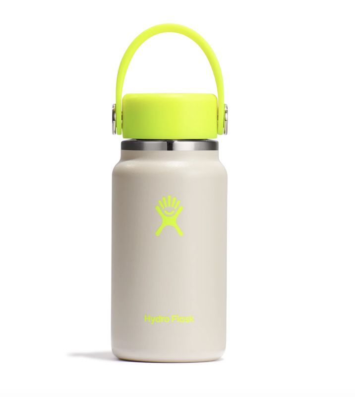 HYDRO FLASK MICRO 200ML - OAT / NEON YELLOW