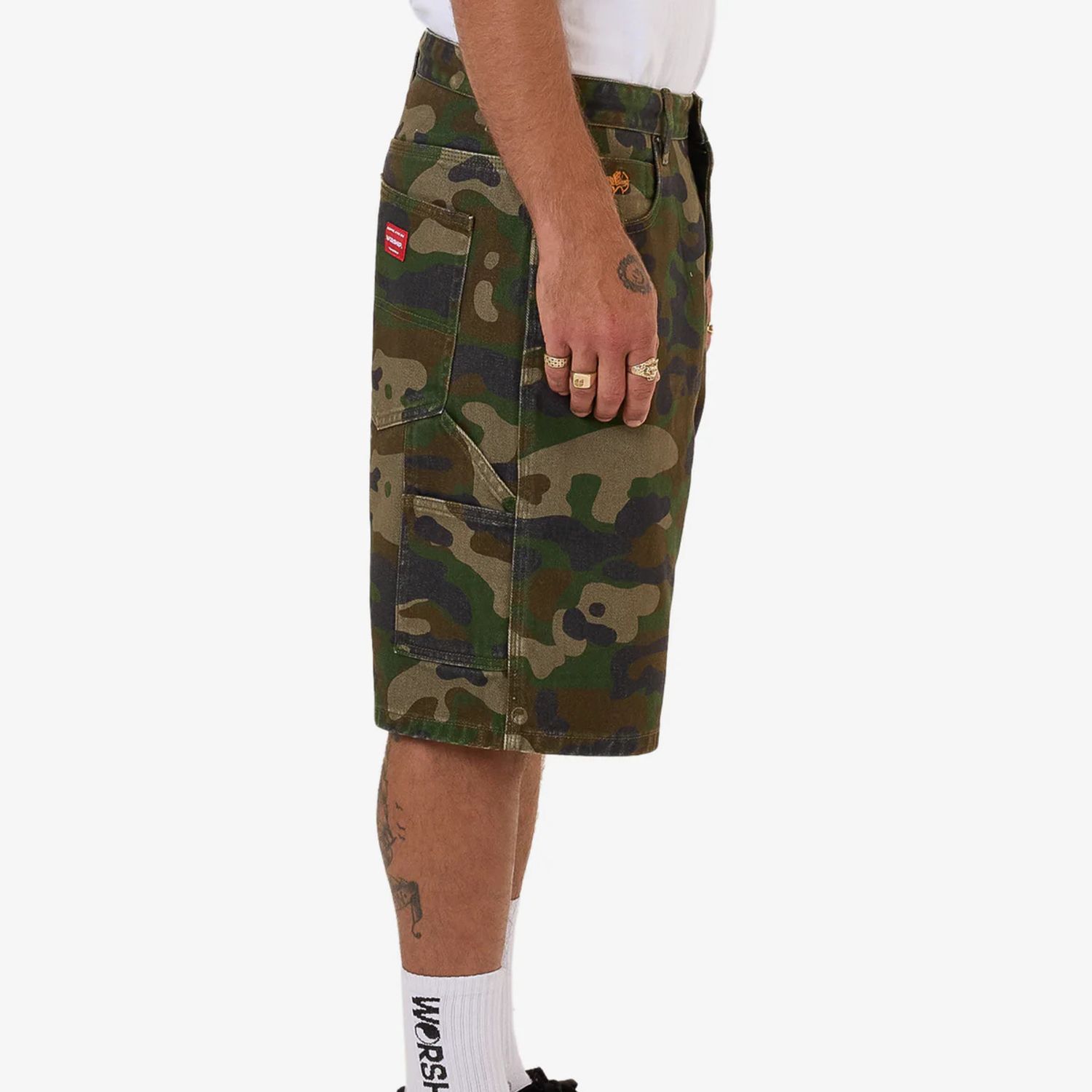 WORSHIP MENS STEALTH BIG DAWG JEAN SHORT - GREEN