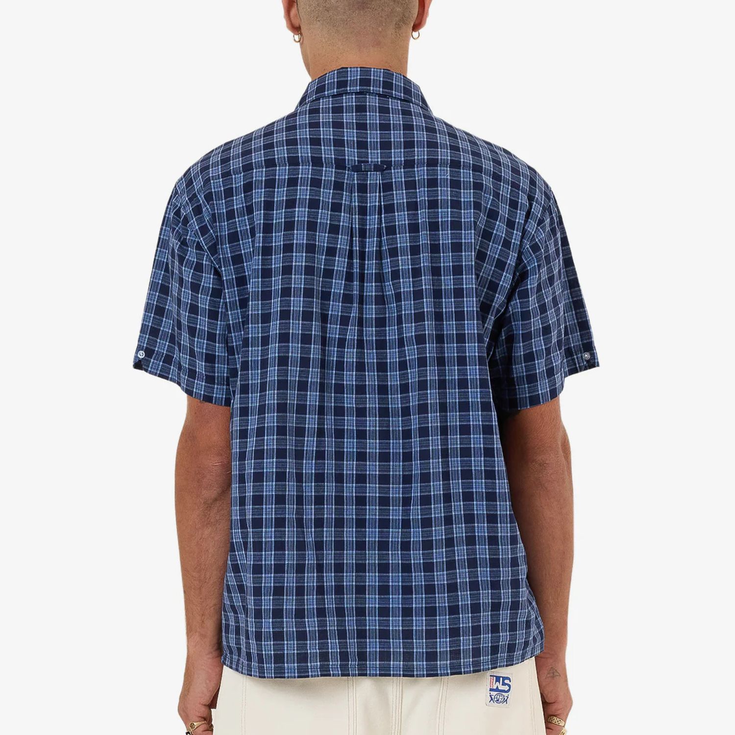 WORSHIP MENS REMOVAL SS SHIRT - BELL AIR BLUE