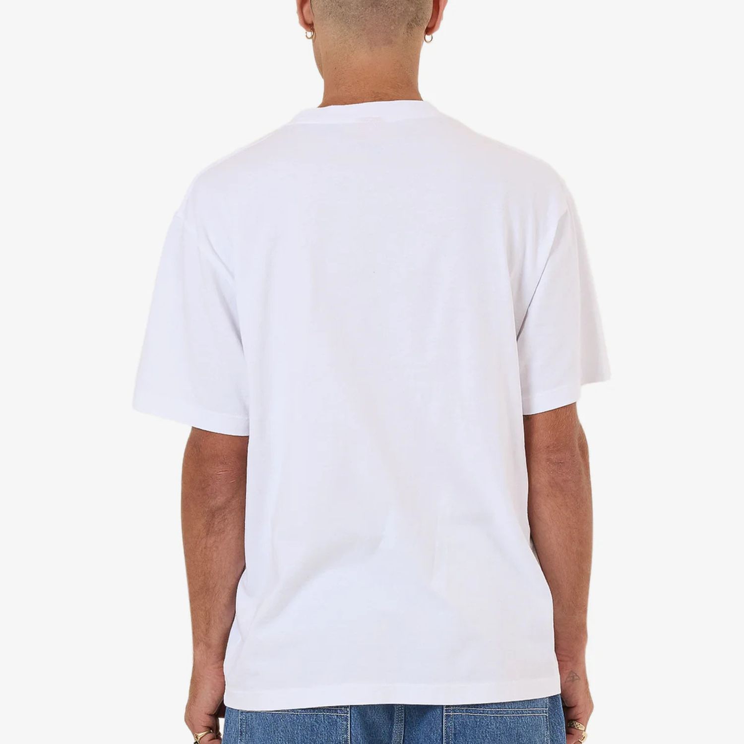 WORSHIP MENS 99 PERCENT SS TEE - WHITE