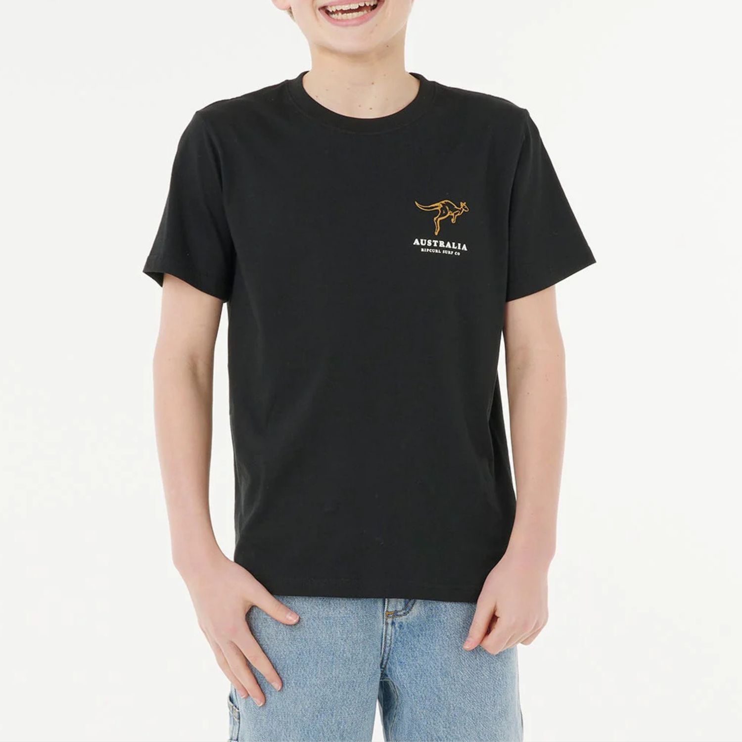 RIP CURL BOYS ROAD TRIP SS TEE - BLACK