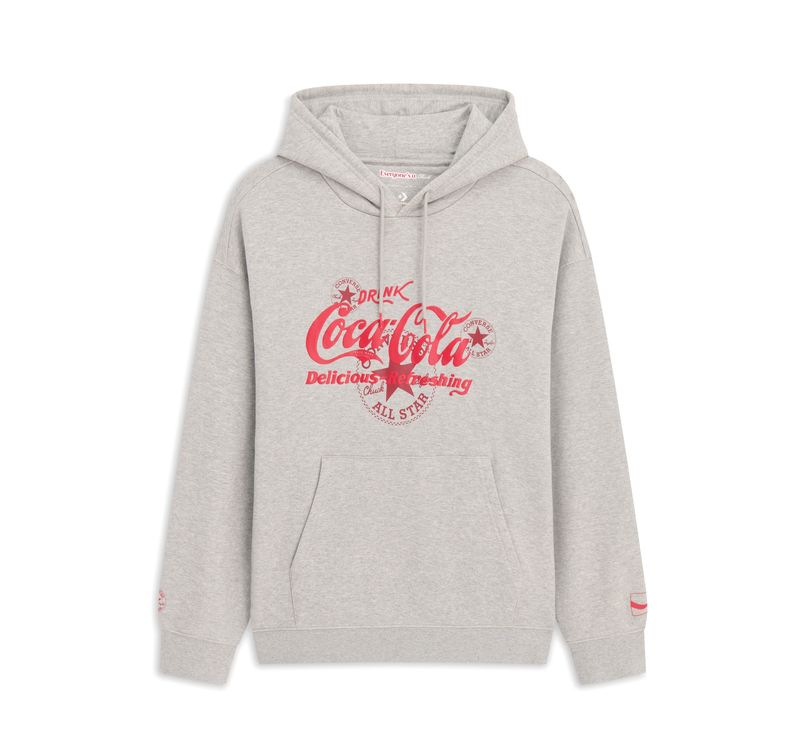 CONVERSE X COCA COLA HOODY - VINTAGE GREY HEATHER