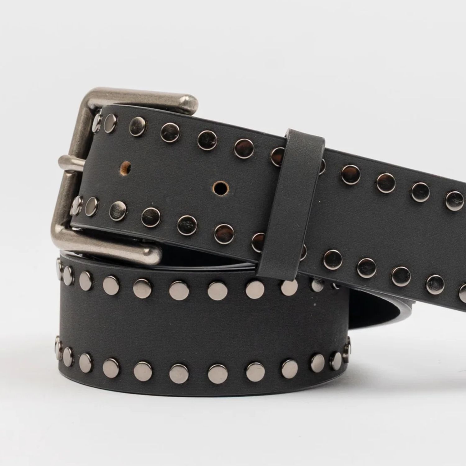 RUSTY WOMENS BALLAD STUD BELT- BLACK