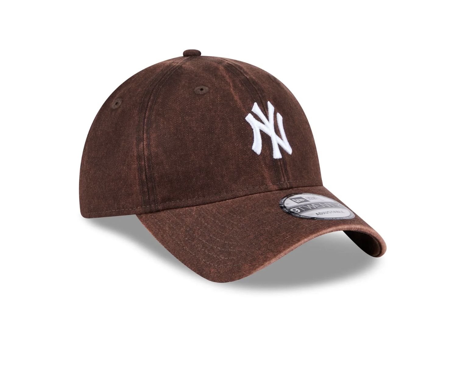 NEW ERA 9 TWENTY SNAPBACK - NEW YORK YANKEES MBL - SNOW WASH SEASONAL BURNT WOOD