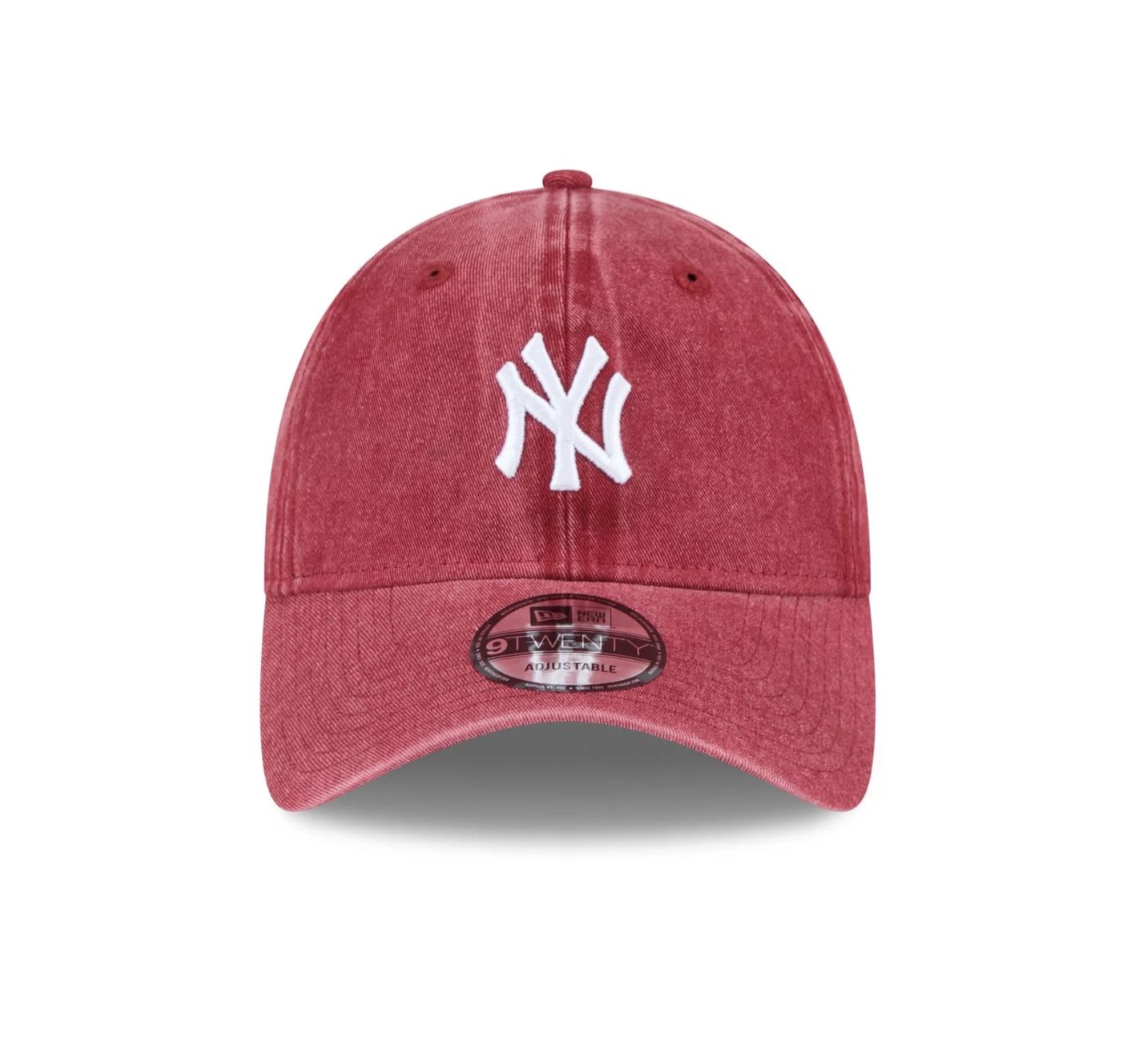 NEW ERA 9 TWENTY SNAPBACK - NEW YORK YANKEES MBL - SNOW WASH SEASONAL HEATHER RED