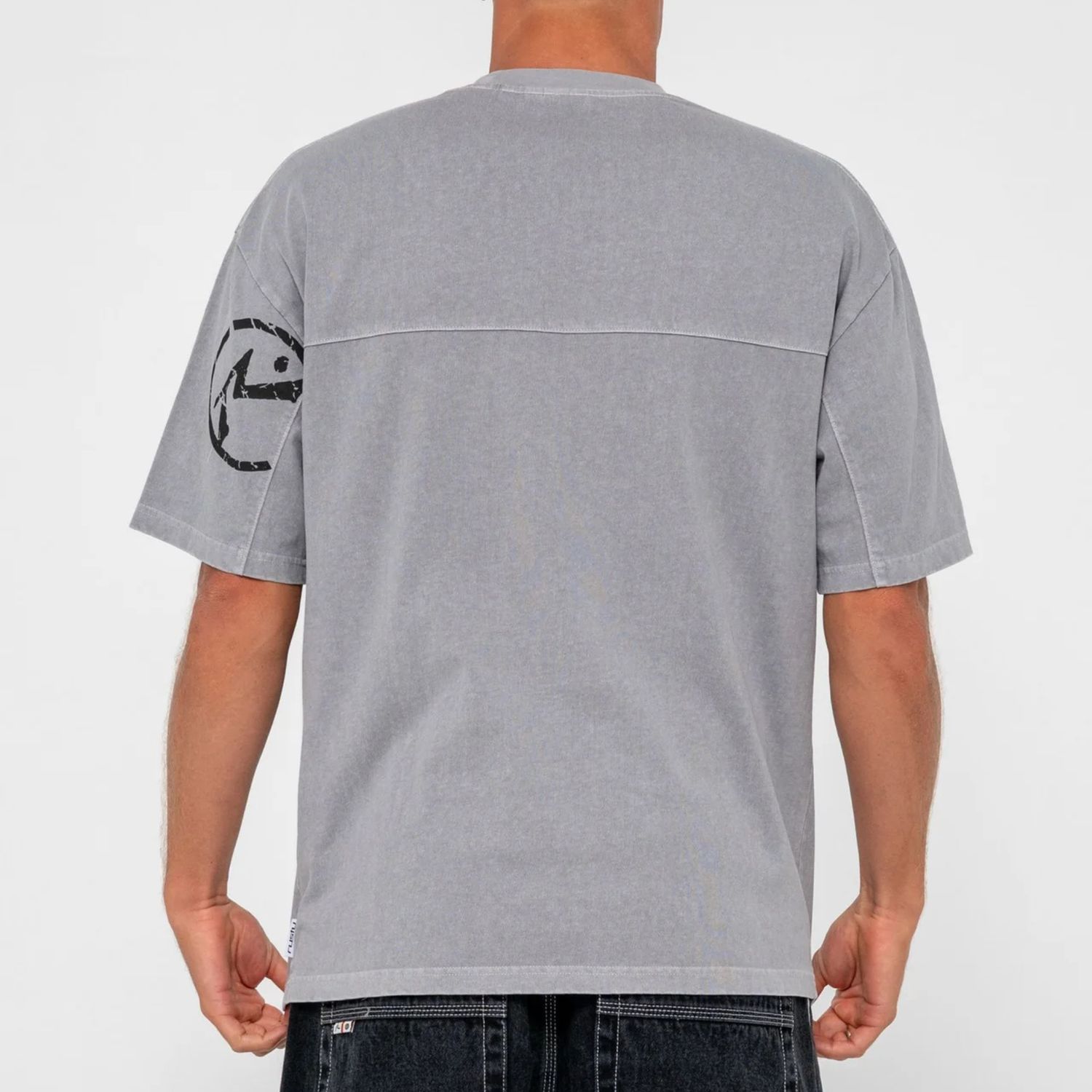 RUSTY MENS  COMMANDER SHORT SLEEVE TEE - ULTIMATE GREY