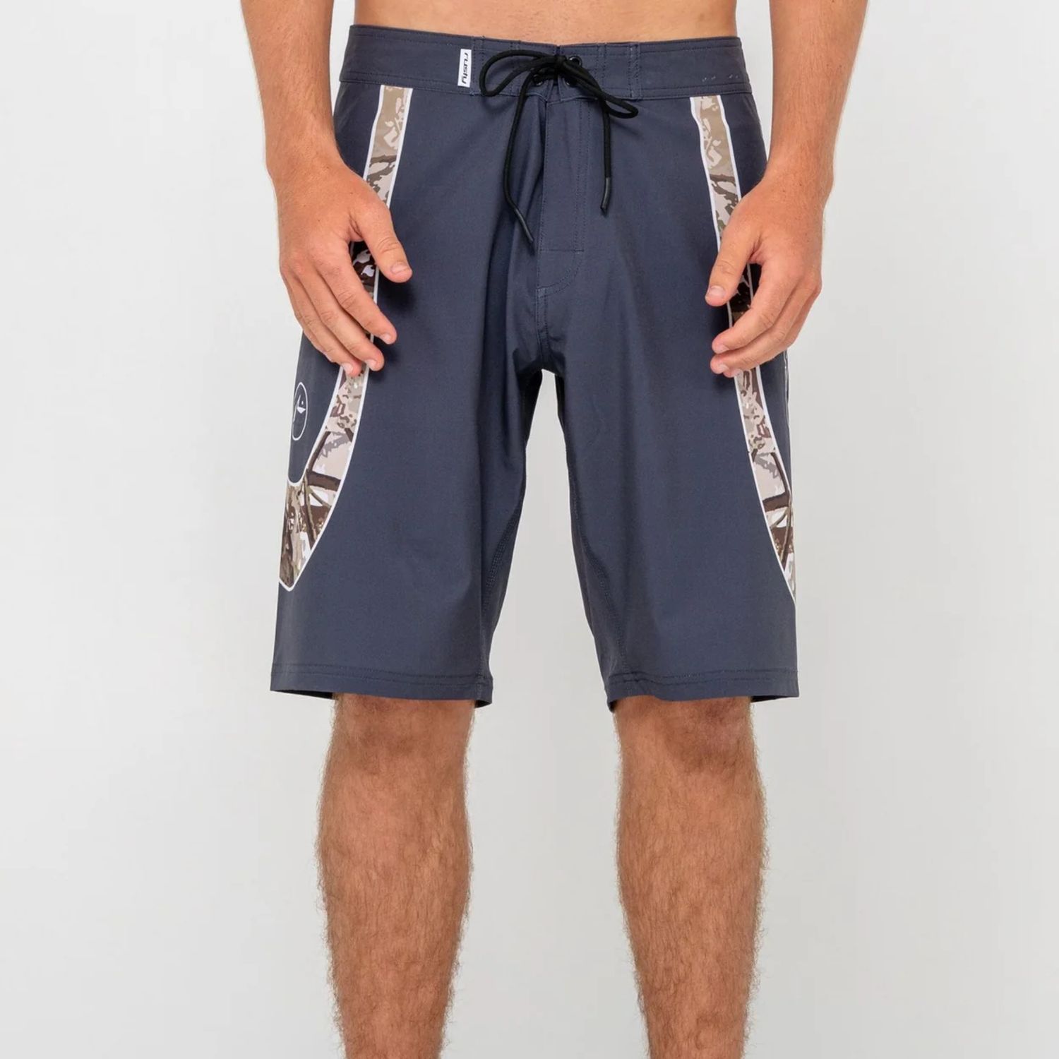RUSTY MENS  CHARGER FIXED WAIST BOARDSHORT - COAL