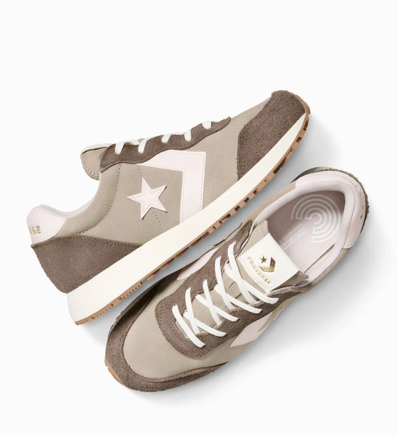 CONVERSE UNISEX OMEGA TRAINER LOW - VINTAGE CARGO / SHY FLAMINGO / GROUNDED