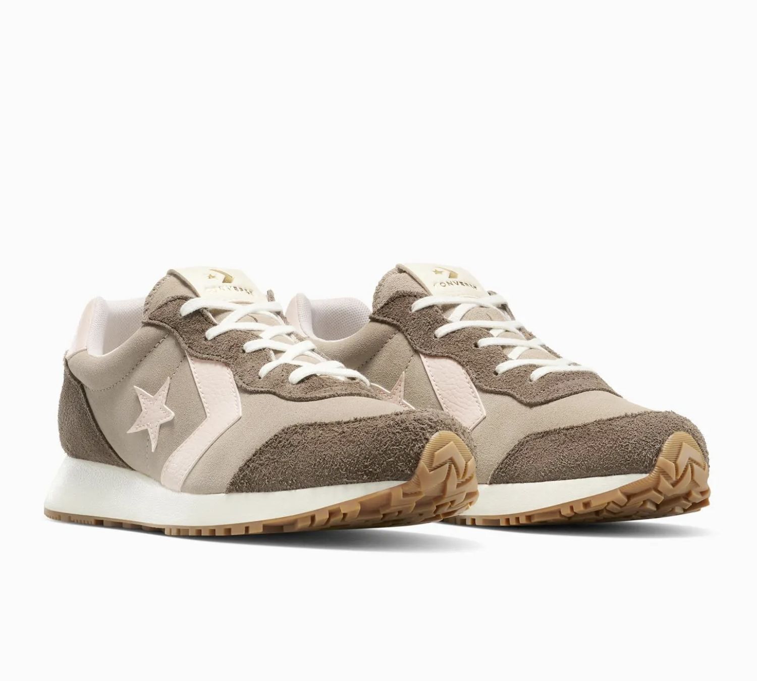 CONVERSE UNISEX OMEGA TRAINER LOW - VINTAGE CARGO / SHY FLAMINGO / GROUNDED