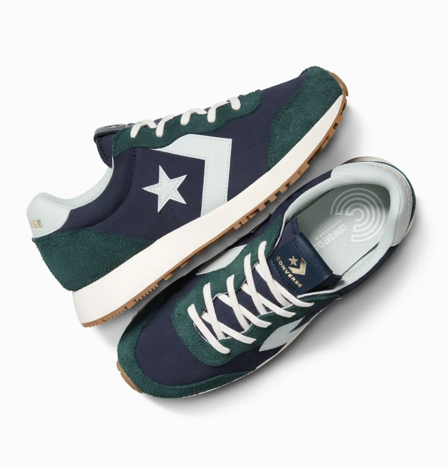 CONVERSE MENS OMEGA TRAINER LOW - OBSIDIAN / DARKLY JADED / EGRET