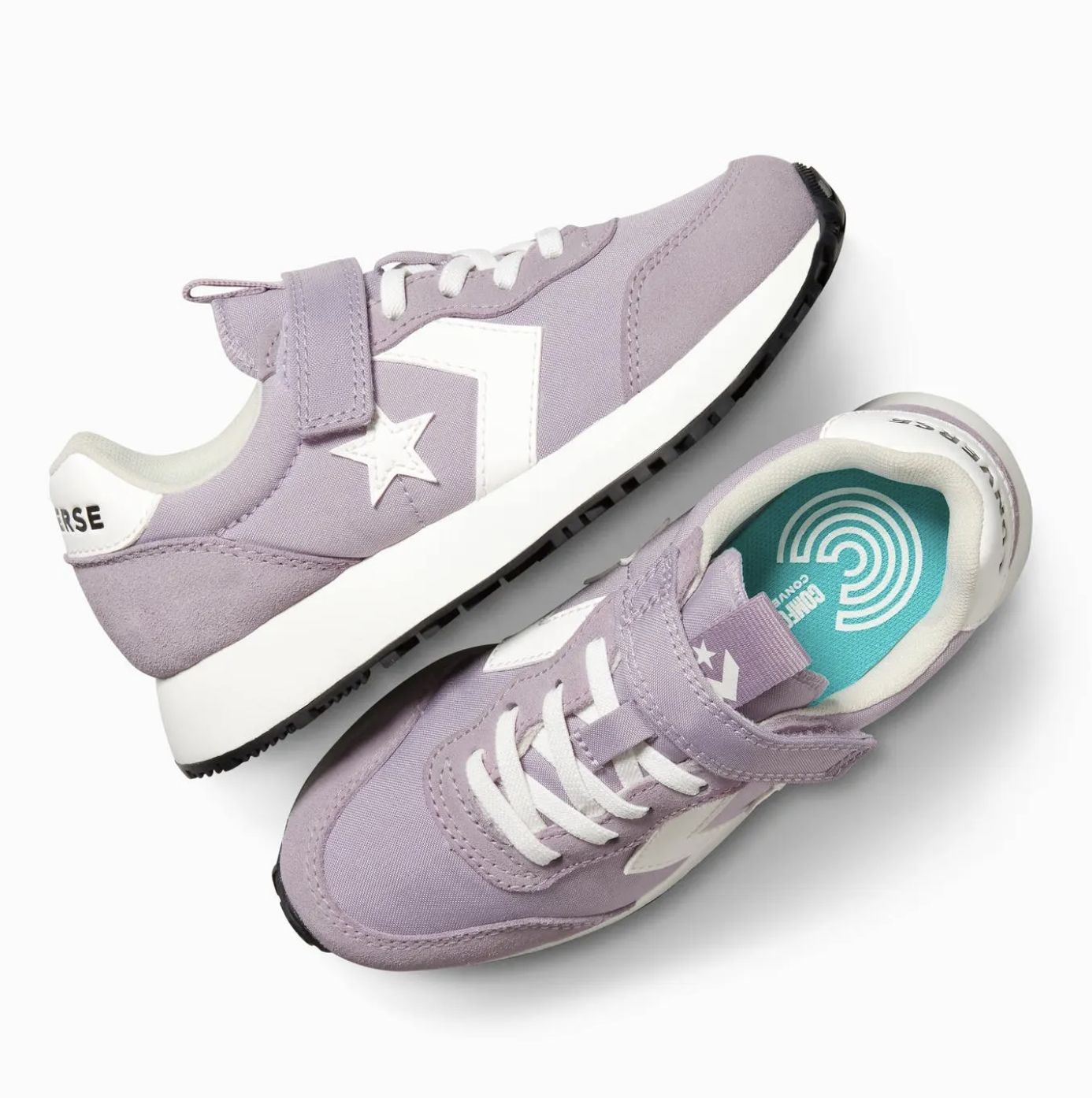 CONVERSE YOUTH KID OMEGA TRAINER LOW - ALTITUDE LILAC / VINTAGE WHITE / BLACK